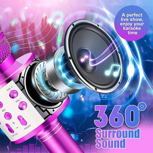 Wireless Bluetooth Karaoke Microphone