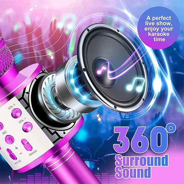 Wireless Bluetooth Karaoke Microphone