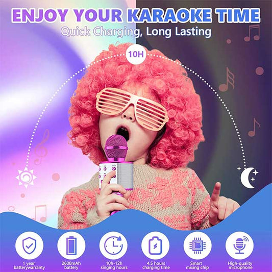 Wireless Bluetooth Karaoke Microphone