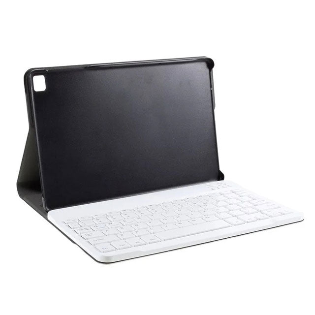 Wireless Bluetooth Keyboard &amp; Leather Stand Cover for Honor Pad 6, Huawei MediaPad T3/C3 10.1, and Enjoy Tablet 2 – Rose Gold