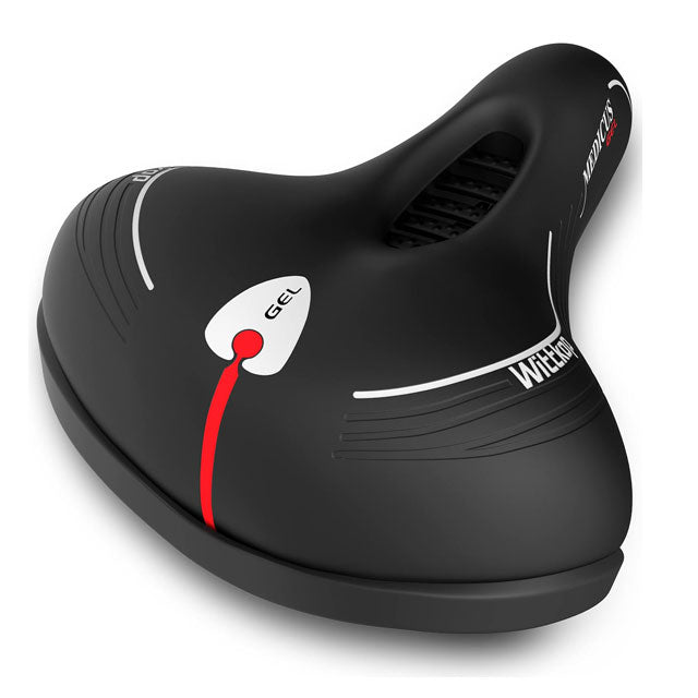 Wittkop Oversized Comfort Bike Seat for Peloton, Spin, &amp; Road Bikes – Wide Ergonomic Saddle Replacement for Men &amp; Women