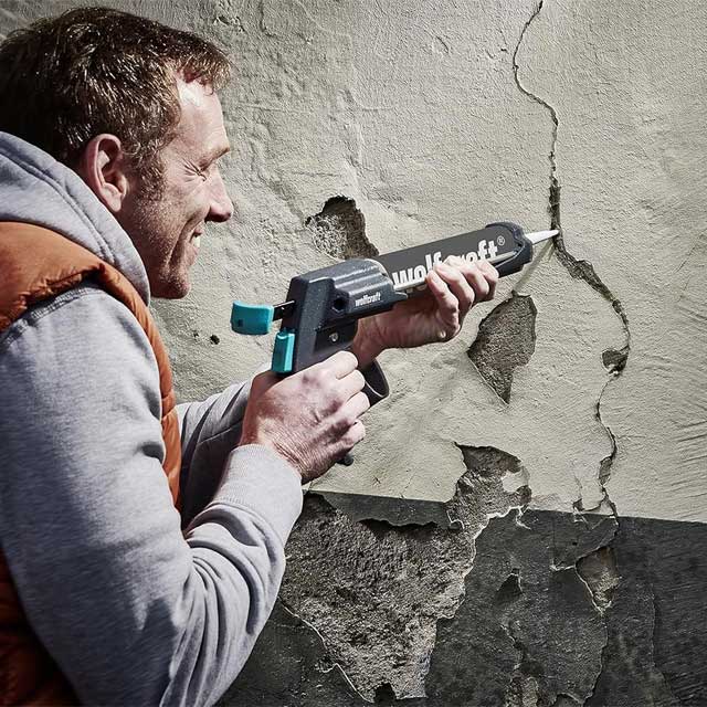 Wolfcraft 4044000 – 310ml Empty Cartridges for Premixed Plaster, 3-Pack for Professional Plastering Applications