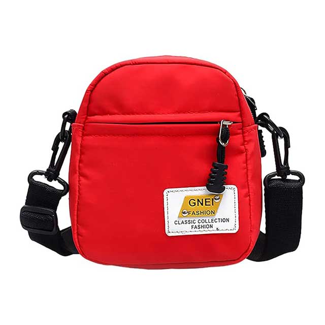 Women's Korean Fashion Nylon Shoulder Bag – 2022 Casual One-Shoulder Small Square Bag with Cute Animal Motifs