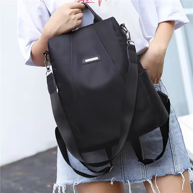 Women's Oxford Cloth Canvas Backpack – Casual Anti-Theft Travel Bag with Stylish Design