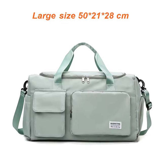 Women's Travel Handbags & Gym Shoulder Bags - Waterproof Oxford Fitness, Camping, Trekking & Hiking Crossbody Bag