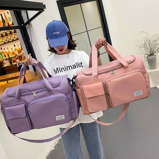 Women's Travel Handbags & Gym Shoulder Bags - Waterproof Oxford Fitness, Camping, Trekking & Hiking Crossbody Bag