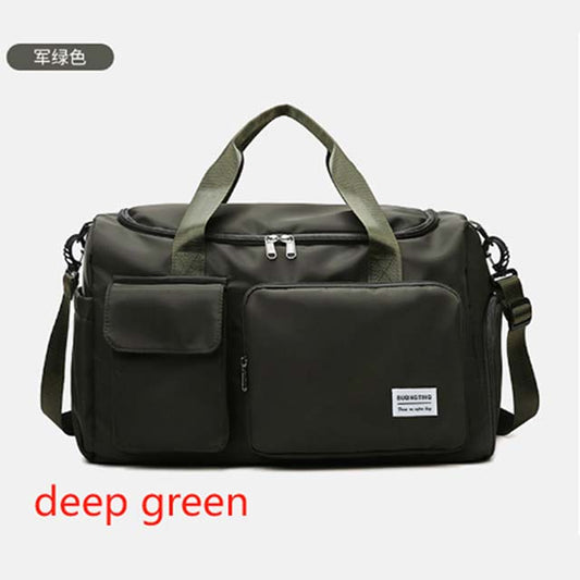 Women's Travel Handbags & Gym Shoulder Bags - Waterproof Oxford Fitness, Camping, Trekking & Hiking Crossbody Bag