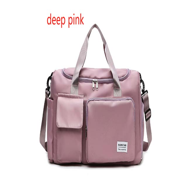 Women's Travel Handbags & Gym Shoulder Bags - Waterproof Oxford Fitness, Camping, Trekking & Hiking Crossbody Bag