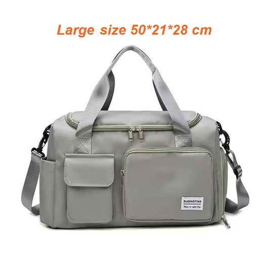 Women's Travel Handbags & Gym Shoulder Bags - Waterproof Oxford Fitness, Camping, Trekking & Hiking Crossbody Bag