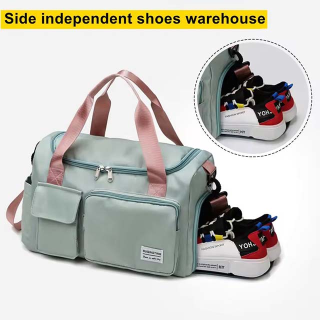 Women's Travel Handbags & Gym Shoulder Bags - Waterproof Oxford Fitness, Camping, Trekking & Hiking Crossbody Bag