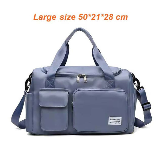 Women's Travel Handbags & Gym Shoulder Bags - Waterproof Oxford Fitness, Camping, Trekking & Hiking Crossbody Bag