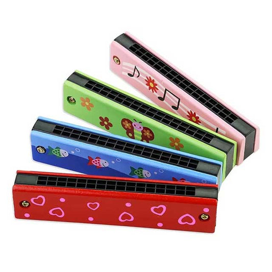 Wooden Harmonica for Kids – Musical Instrument Toy for Early Education & Beginners