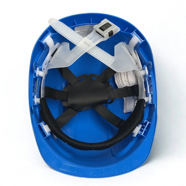 Workwear Safety Helmet – Blue PPE Head Protection for Job Sites and Heavy-Duty Tasks