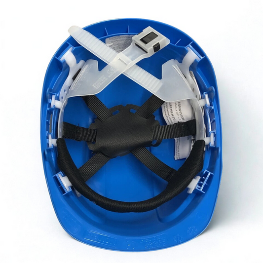 Workwear Safety Helmet – Blue PPE Head Protection for Job Sites and Heavy-Duty Tasks