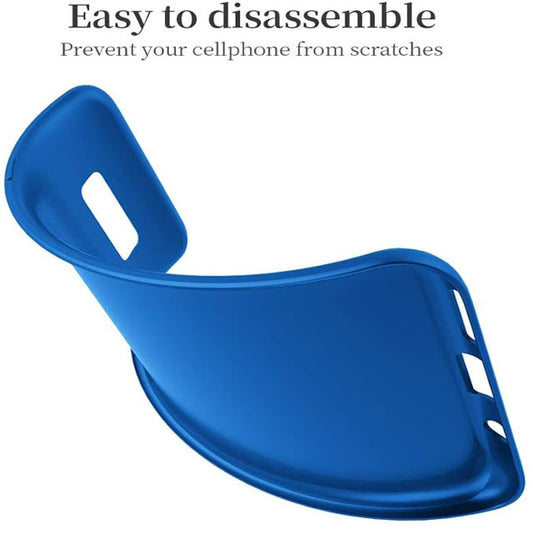 X-Level Ultra-Thin TPU Matte Finish Case for Samsung Galaxy S10 (2019) – Slim Fit, Soft, Grip Phone Cover in Blue for Women