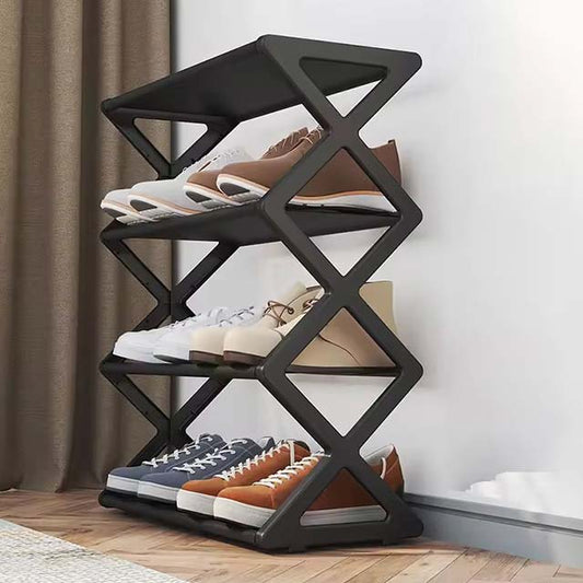 X-Shaped Shoe Rack - Multi-Functional Dust-Proof Shoe Cabinet, Easy Assembly for Simple Home Organization