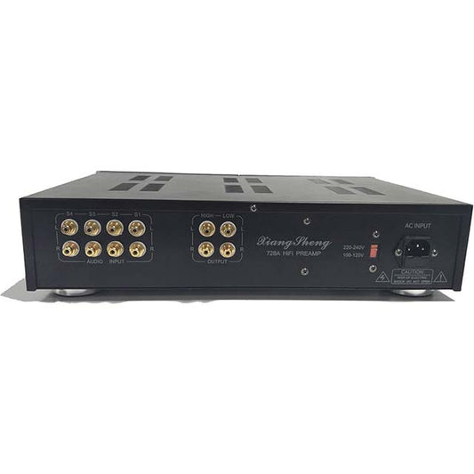 XiangSheng 728A Tube Pre-Amplifier – Japanese Shigeru WADA Electrical Circuit Preamp Upgrade (XS-728A-Pream-Black-Upgraded)