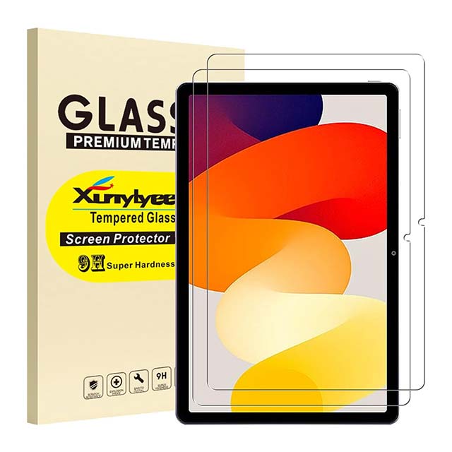 XunyLyee Tempered Glass Screen Protector for Xiaomi Redmi Pad SE 11 Inch Tablet – Anti-Scratch, Easy Installation, Ultra Clear &amp; Durable Protection