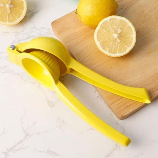 Hand Press Lemon Squeezer – Metal Manual Citrus Juicer for Lemons & Limes, Dishwasher Safe