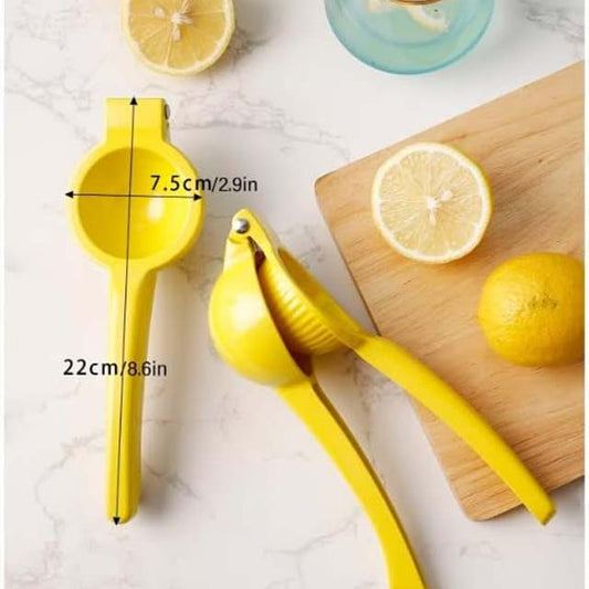 Hand Press Lemon Squeezer – Metal Manual Citrus Juicer for Lemons & Limes, Dishwasher Safe