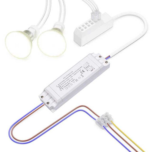 Yafido 230V AC to 12V AC Electronic Transformer – 50-150W Halogen Light Bulb Converter with Overload Protection & Temperature Safety