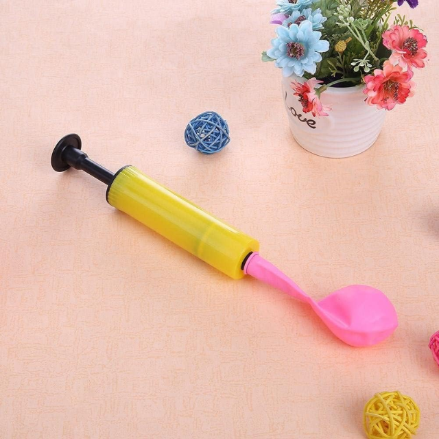 Yellow Balloon Hand Pump – Portable Manual Air Inflator for Balloons, Durable Mini Plastic Design