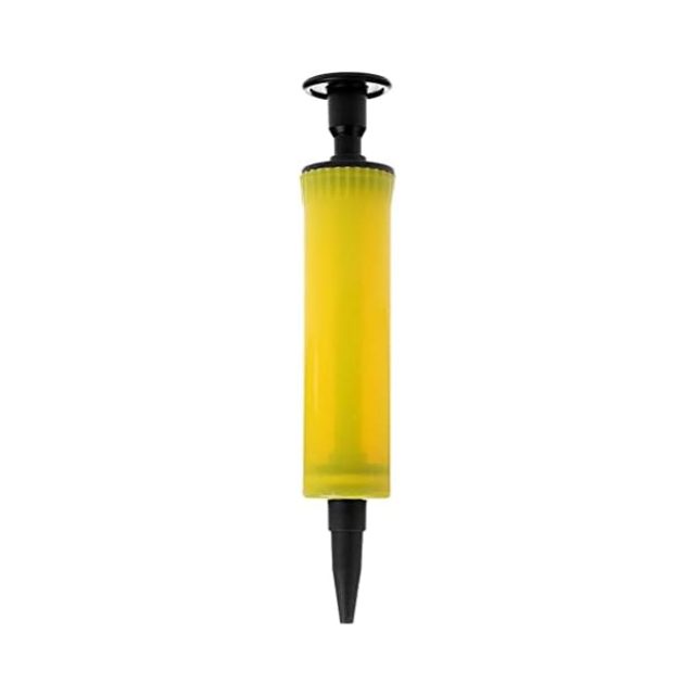 Yellow Balloon Hand Pump – Portable Manual Air Inflator for Balloons, Durable Mini Plastic Design