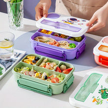 Boîte à déjeuner durable pour étudiant avec compartiments – Contenant alimentaire étanche pour l'école, les voyages et les repas quotidiens