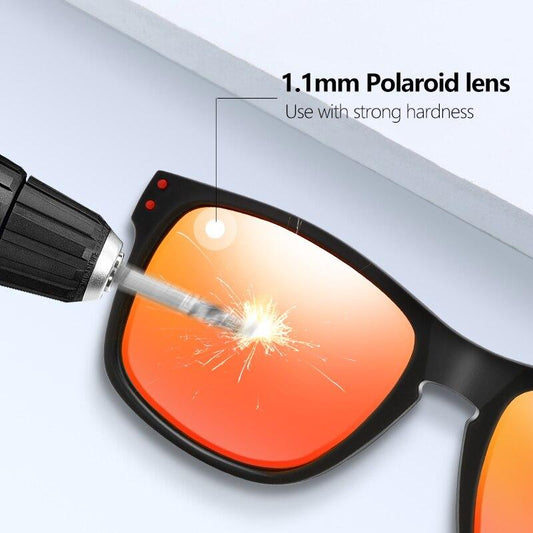 Monture de lunettes polarisées carrée classique pour hommes (620015S) 