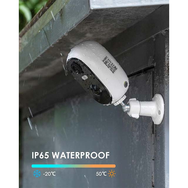 ZS-GQ1 Battery-Powered Wireless Security Camera - 1080P HD, WiFi, Motion Detection, 2-Way Audio, Night Vision, Waterproof, SD/Cloud Storage