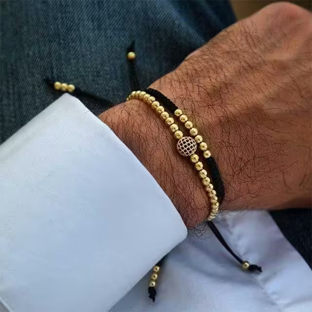 Ensemble de bracelets Shamballa ajustables (EGBT275)
