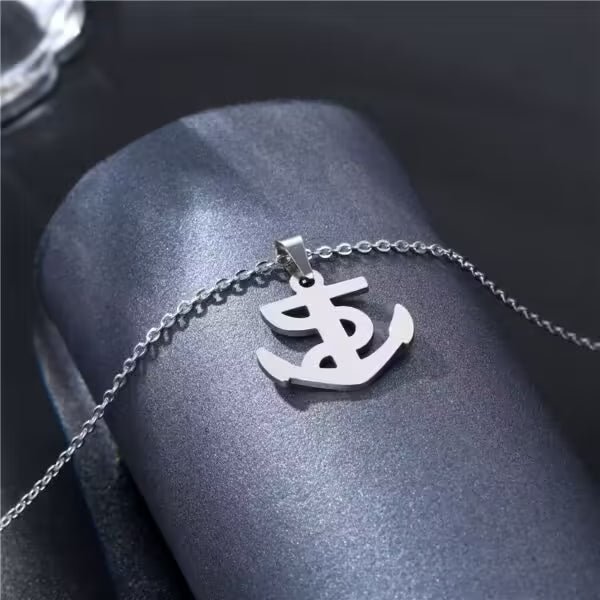 Anchor Pendant Unisex Necklace(EGN165)