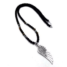 Angel Wing Pendant Beads Necklace (EGN113)