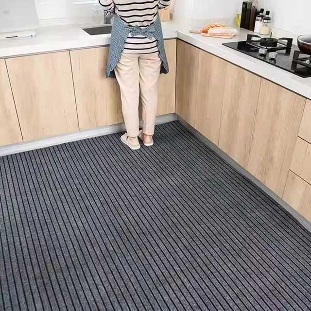 Anti-Slip Kitchen Mat - Full Coverage Oil-Absorbent Floor Carpet, DIY Doormat, Long Hallway Runner Rug, Easy to Clean