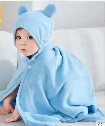 Baby Hooded Cape Baby Bathrobe