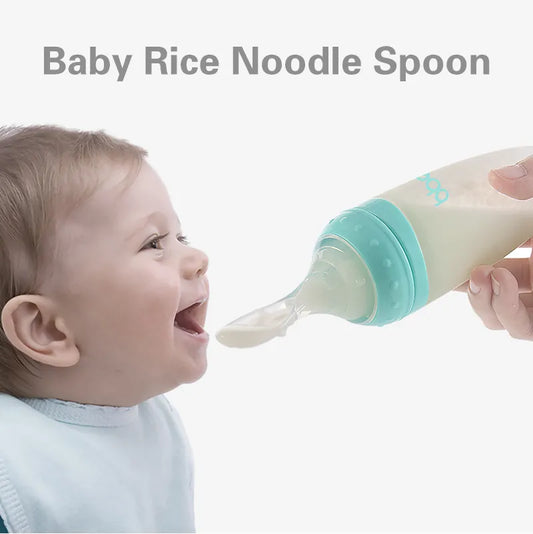 Baby Silicone Tableware Feeding Spoon