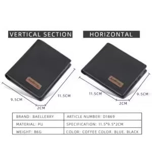 BAELLERY MEN WALLET (D1869)