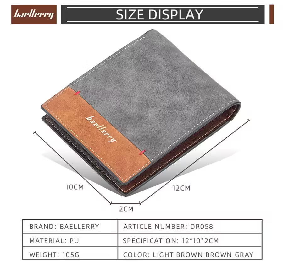 PORTEFEUILLE BAELLERY POUR HOMMES (DR058)