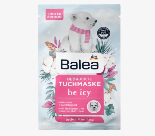 Balea Cloth Mask Polar Bear, 1 pc