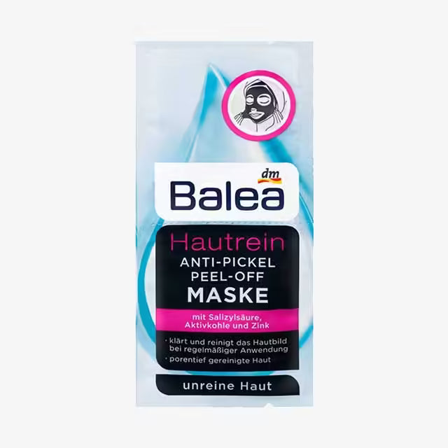 Balea Skin-clean peel-off mask, 16 ml