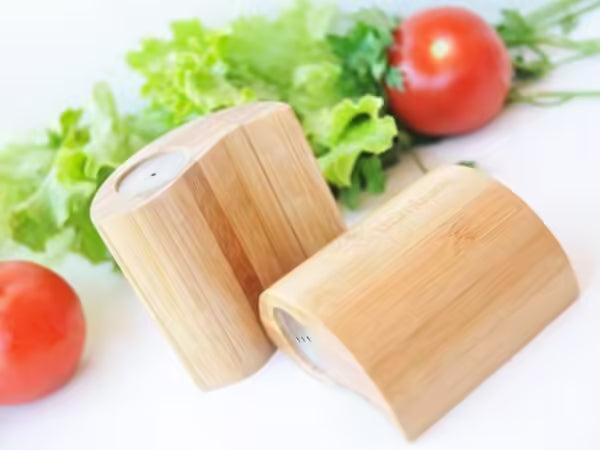 SAlière et poivrière BAMBUM® au gingembre