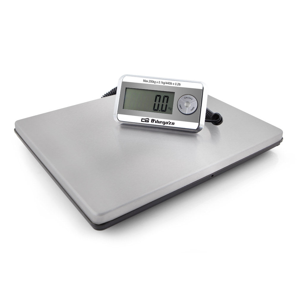 Orbegozo PC 5500 200KG Stainless Steel Industrial Digital Scale – Heavy-Duty Electronic Weighing Scale