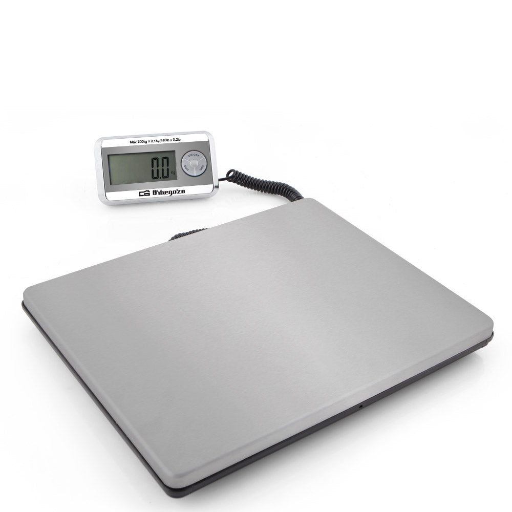 Orbegozo PC 5500 200KG Stainless Steel Industrial Digital Scale – Heavy-Duty Electronic Weighing Scale