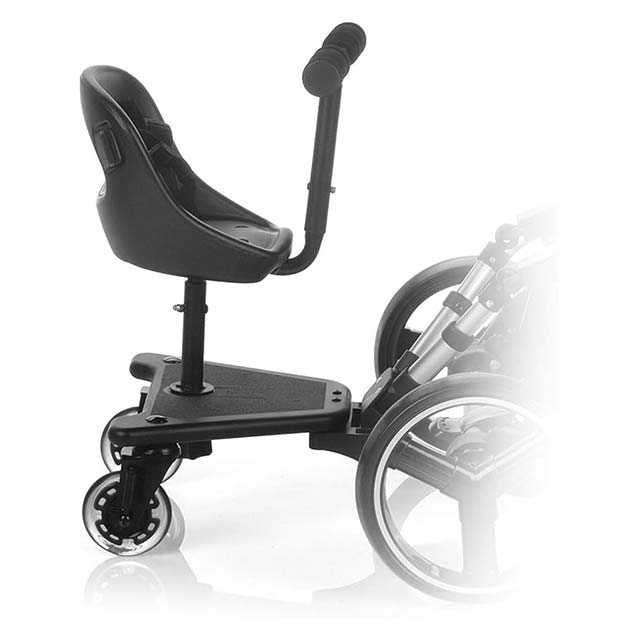 Be Cool 503 Skate Universal Seat - Stroller Footrest, Black