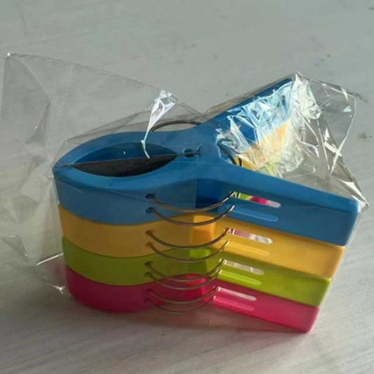 Beach Towel Clips Chair Clips Towel Holder - Plastic Hanging Clip Clamps for Outdoor Use