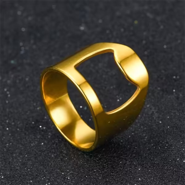 Beer Opener Stainless Steel Ring (004)