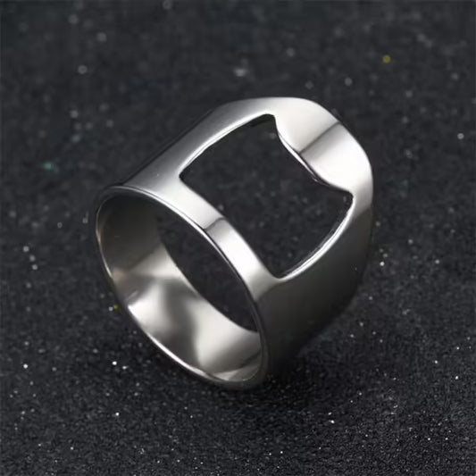Beer Opener Stainless Steel Ring (004)