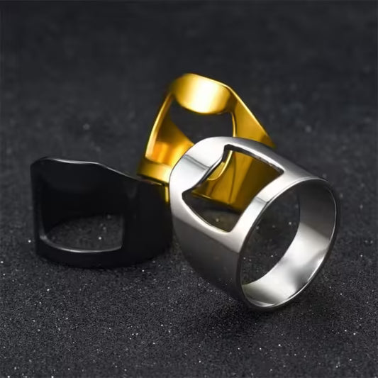 Beer Opener Stainless Steel Ring (004)