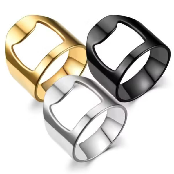 Beer Opener Stainless Steel Ring (004)
