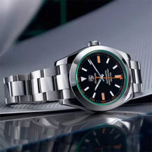 Montre BENYAR pour homme en acier inoxydable à mouvement automatique, modèle BY-5152